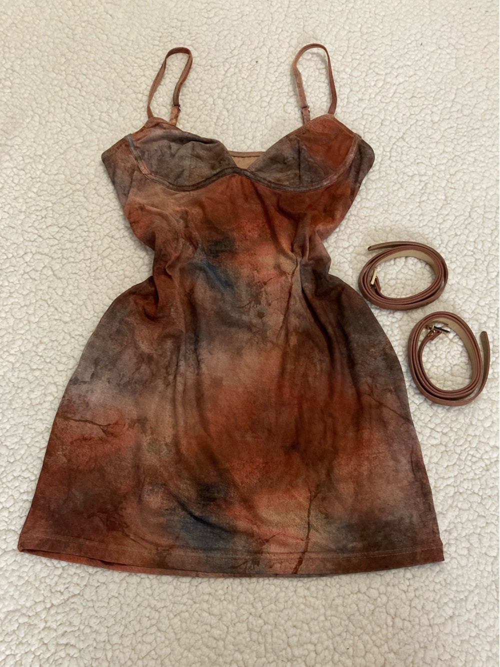 New Belted Mini Dress